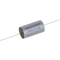 Main product image for Jantzen 0662 4.7uF 800V Silver Z-Cap Crossover Capacitor027-780